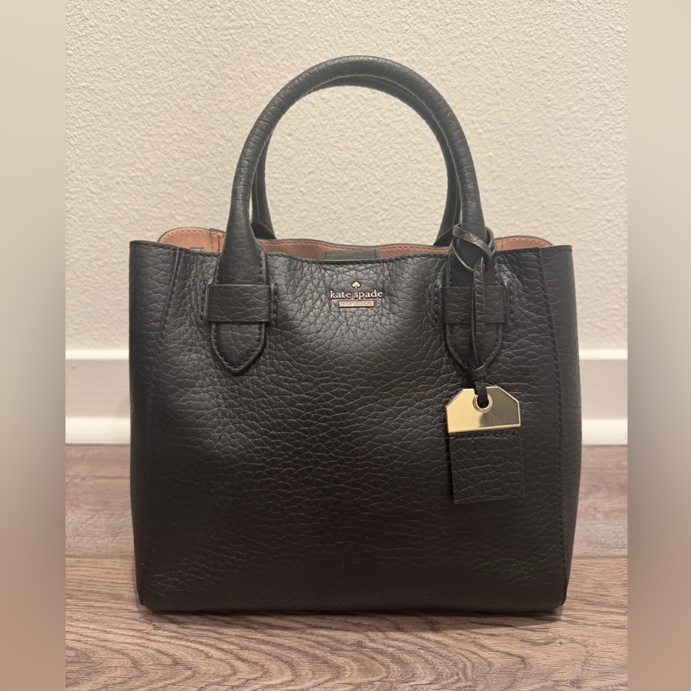 Kate Spade Carter Street Devlin Black Pebbled Leather Purse - Picture 4 of 11